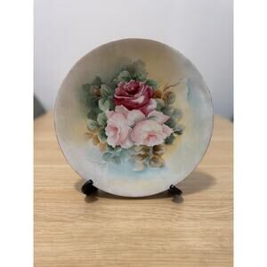 Hand-Painted Porcelain Decorative Collector Plate VINTAGE